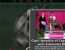 Tablet Screenshot of capricanecorso.com